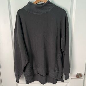 Aerie Mock Neck Sweatshirt Size Small Oversized
